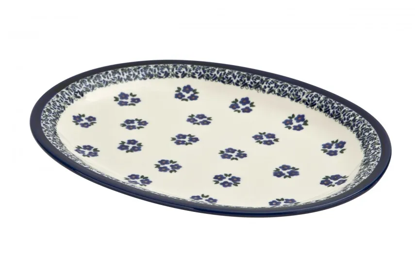 Boleslawiec Półmisek owalny GU-1006 Bolesławiec dek. 224A Clearance