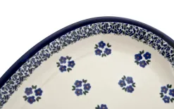 Boleslawiec Półmisek owalny GU-1006 Bolesławiec dek. 224A Clearance