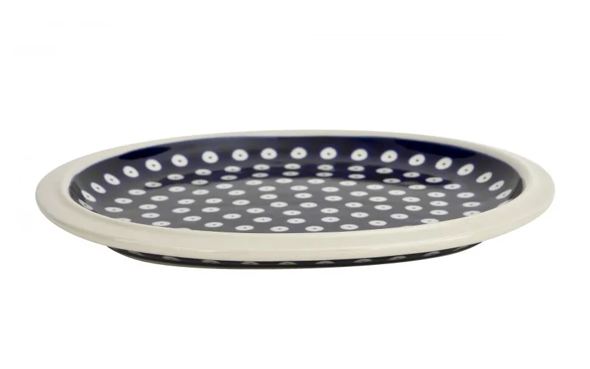 Boleslawiec Półmisek owalny 23x20,5 cm Bolesławiec Dekor 42.1 Hot