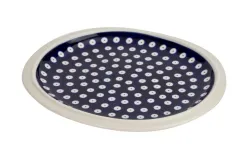 Boleslawiec Półmisek owalny 23x20,5 cm Bolesławiec Dekor 42.1 Hot