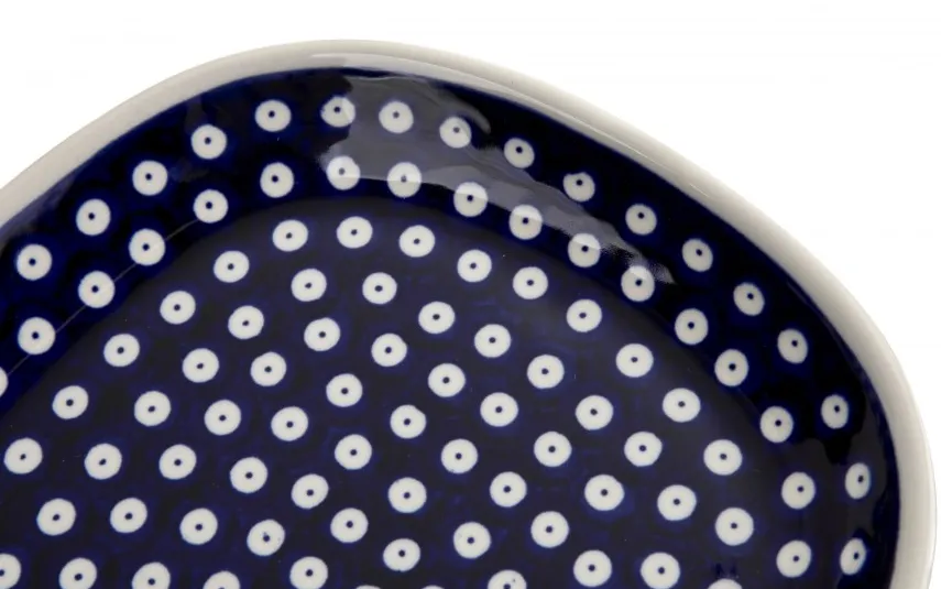 Boleslawiec Półmisek owalny 37,2x23,5 cm Bolesławiec Dekor 42 Outlet