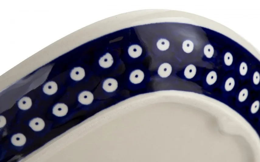 Boleslawiec Półmisek owalny 37,2x23,5 cm Bolesławiec Dekor 42 Outlet