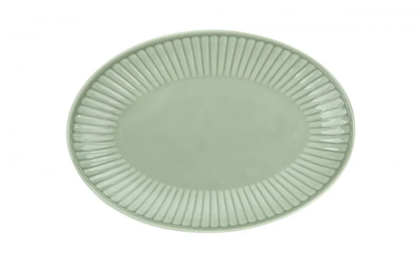 Cmielow Półmisek owalny 24x17 cm Dalia Zielona Discount