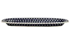 Boleslawiec Półmisek podłużny 45x15,5 cm Bolesławiec Dekor 42 Fashion