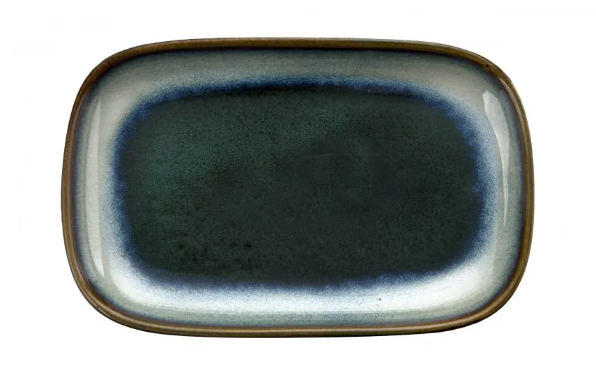 MPLCo Półmisek prostokątny 19 cm Ombres Turquoise Fashion