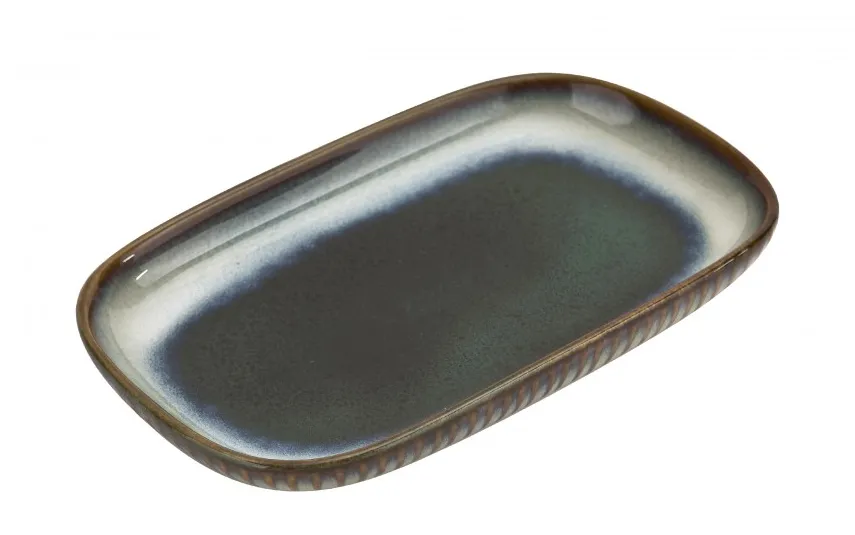 MPLCo Półmisek prostokątny 19 cm Ombres Turquoise Fashion