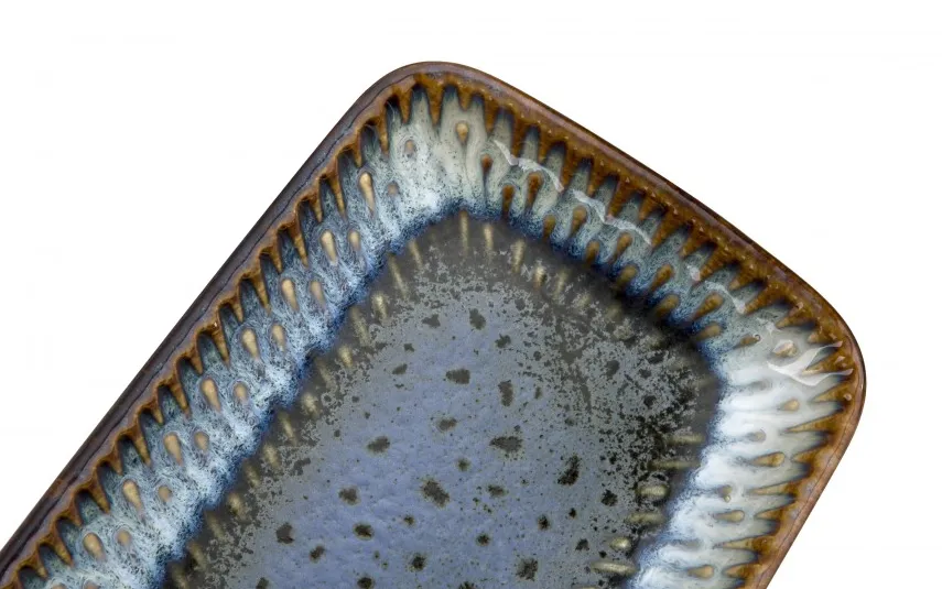 MPLCo Półmisek prostokątny 25 cm Ombres Blue Outlet