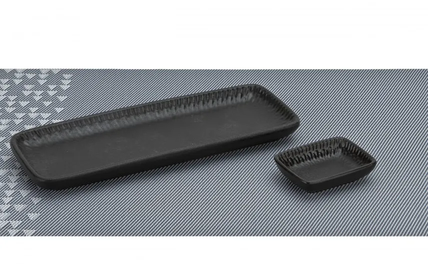 MPLCo Półmisek prostokątny 25 cm Ombres Black New