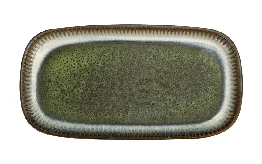 MPLCo Półmisek prostokątny 30x16 cm Ombres Green Discount