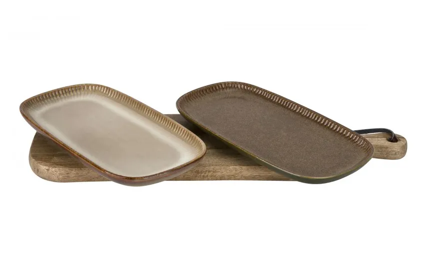 MPLCo Półmisek prostokątny 30x16 cm Ombres Insta mix kolorów Hot