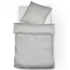 Fleuresse Pościel bawełniana 155x200 cm Porto 17 j. szary Sale