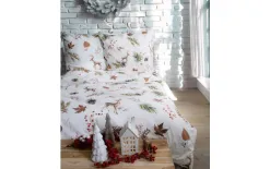 Fleuresse Pościel flanelowa 155x200 cm Aspen 434474-03 Hot