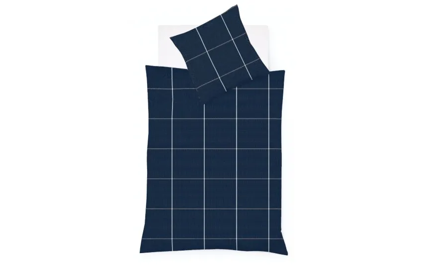 Fleuresse Pościel flanelowa 200x220 cm Lech Indigo 604311 Outlet