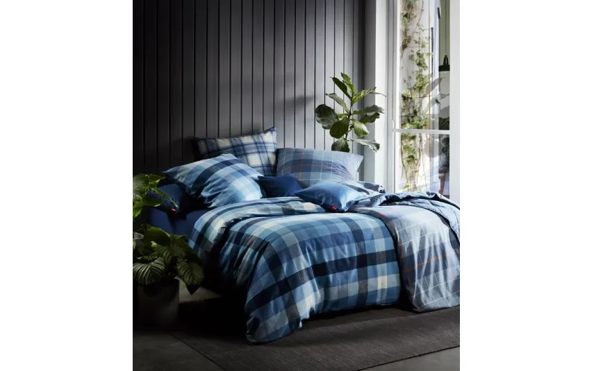 Fleuresse Pościel flanelowa 135x200 cm Lech 32 Denim Sale