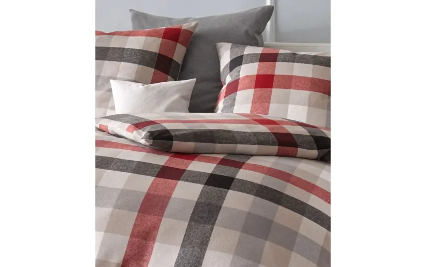 Fleuresse Pościel flanelowa 135x200 cm Lech Klasik 09 Hot
