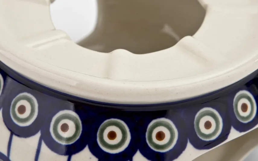 Boleslawiec Podgrzewacz ceramiczny GU-1067 Bolesławiec Kropki 8 Best