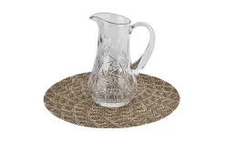 Vetro-plus Podkładka na stół 38 cm Linen okrągła Best