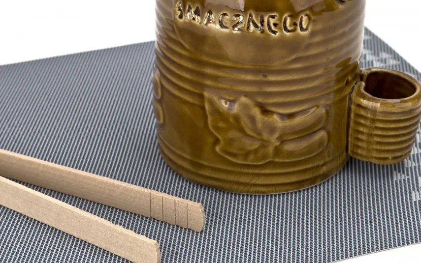 Chomik Pojemnik ceramiczny 1,5 L na ogórki ze szczypcami Smacznego New