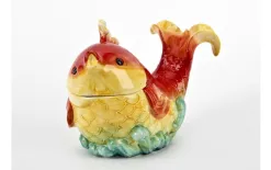Witek Home Pojemnik ceramiczny Ryba czerwona Hot