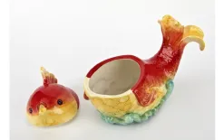 Witek Home Pojemnik ceramiczny Ryba czerwona Hot