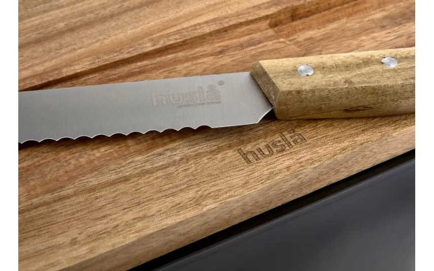 Husla Pojemnik na chleb z nożem Clearance