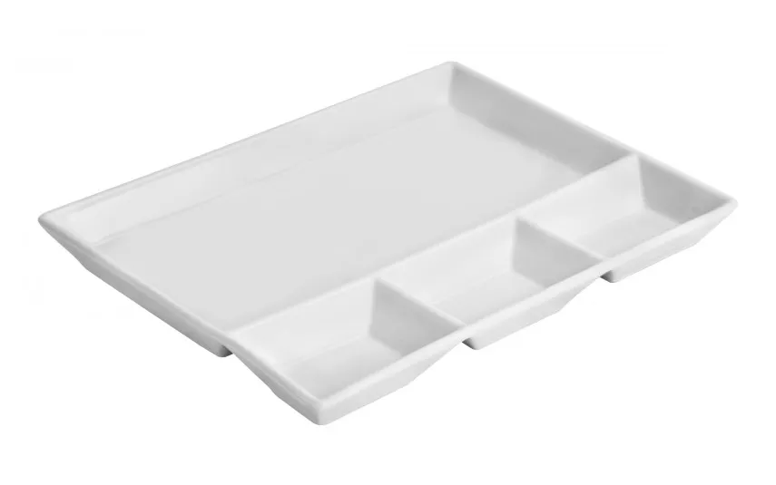 MPLCo Porcelanowa patera 23x18 cm do foundue Best