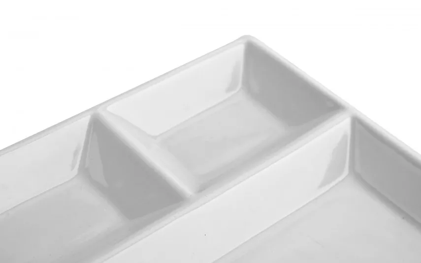 MPLCo Porcelanowa patera 23x18 cm do foundue Best
