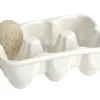 MPLCo Porcelanowy półmisek na jajka wytłoczka biała Outlet
