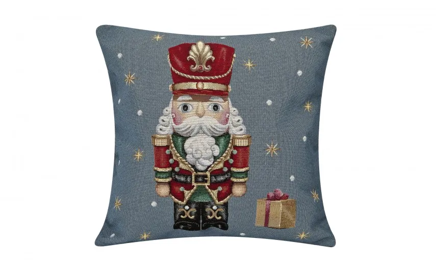 Artica Poszewka dekoracyjna 45x45 cm Dziadek do orzechów z prezentem6081 Best