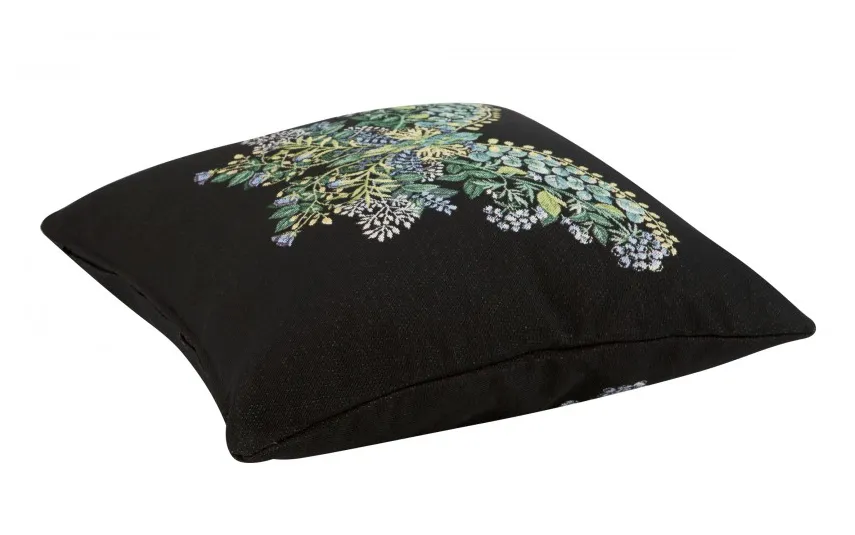 Artica Poszewka dekoracyjna 45x45 cm Motyl na czarnym tle Discount