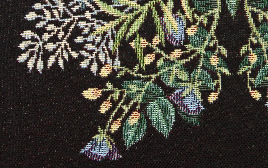 Artica Poszewka dekoracyjna 45x45 cm Motyl na czarnym tle Discount