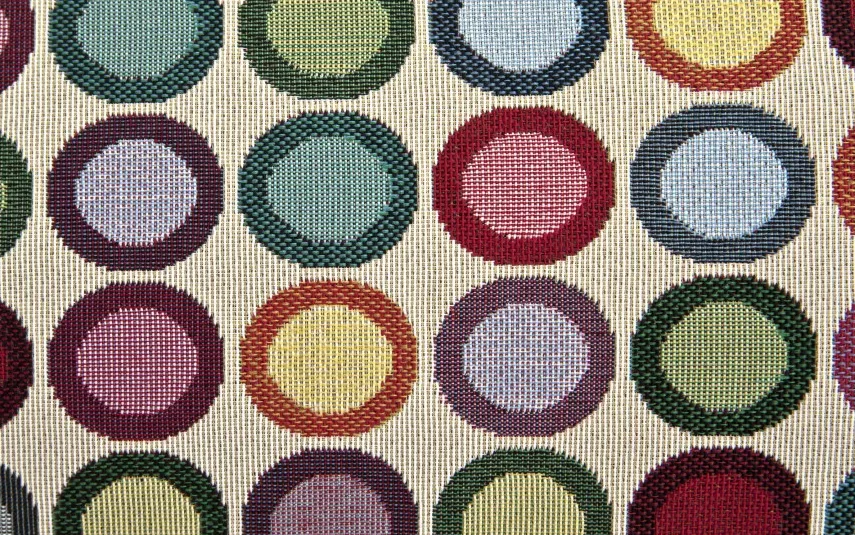 Witek Home Poszewka dekoracyjna 50x70 cm Geo Kółka 003 New