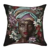 Witek Home Poszewka dekoracyna 45x45 cm Afrykańska kobieta Hot
