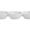 MPLCo Potrójne miseczki dip 23,5 cm White New