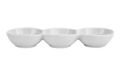 MPLCo Potrójne miseczki dip 23,5 cm White New