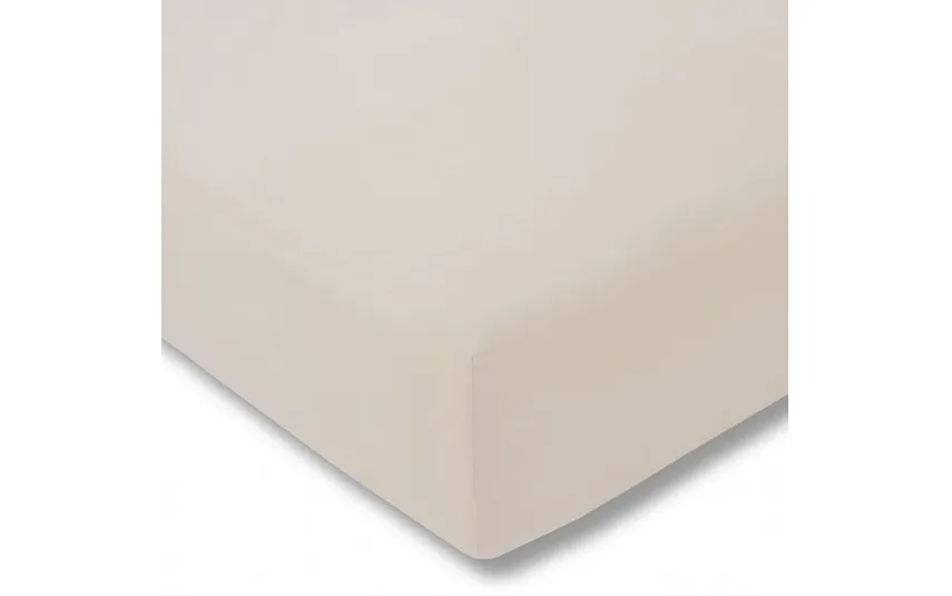 Estella Prześcieradło z gumką jersey 150x200 cm BEIGE feinjersey Fashion