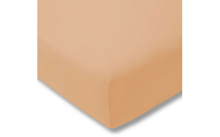 Estella Prześcieradło z gumką jersey 120x200 cm SAND feinjersey Discount