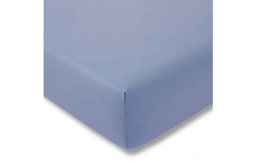 Estella Prześcieradło z gumką jersey 100x200 cm HELLBLAU feinjersey New