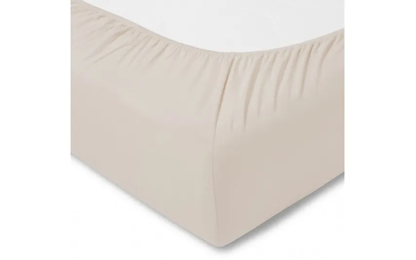Estella Prześcieradło z gumką jersey 200x200 cm BEIGE feinjersey Best
