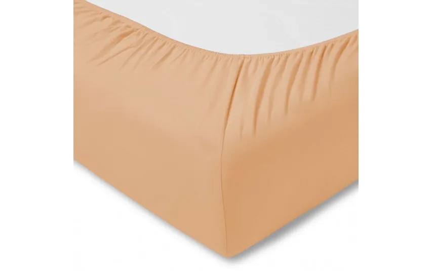 Estella Prześcieradło z gumką jersey 120x200 cm SAND feinjersey Discount
