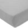Estella Prześcieradło z gumką welur 200x200 cm PLATIN New