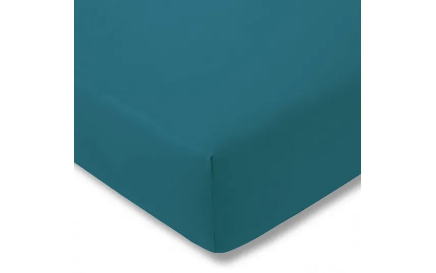 Estella Prześcieradło z gumką zwirn-jersey 150x200 cm CYAN jersey Outlet