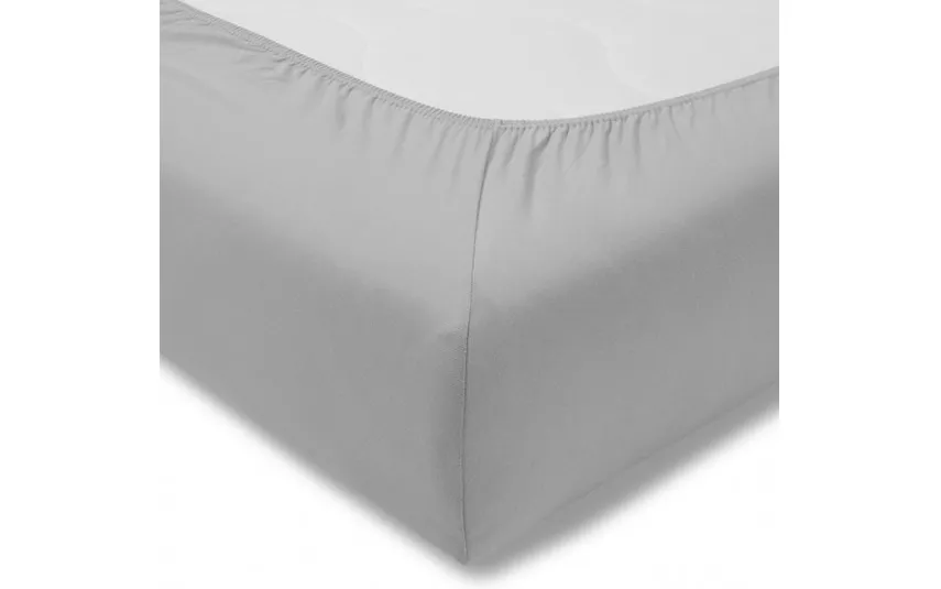 Estella Prześcieradło z gumką zwirn-jersey 150x200 cm PLATIN jersey Sale