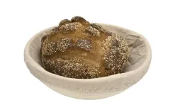 MPLCo Ratanowy koszyk do garowania chleba 25 cm okrągły LEN Hot