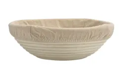 MPLCo Ratanowy koszyk do garowania chleba 25 cm okrągły LEN Hot