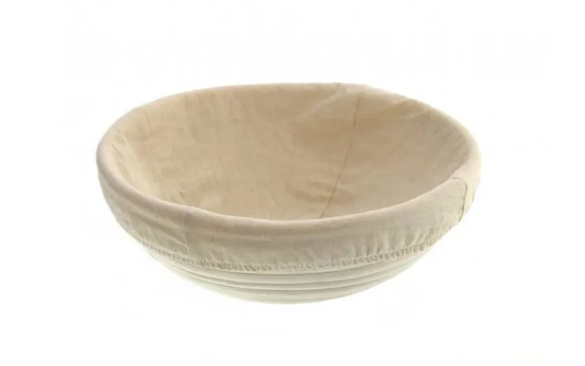 MPLCo Ratanowy koszyk do garowania chleba 25 cm okrągły LEN Hot