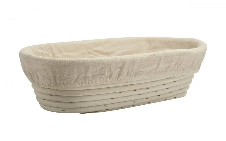 MPLCo Ratanowy koszyk do garowania chleba 32 cm owalny LEN Outlet