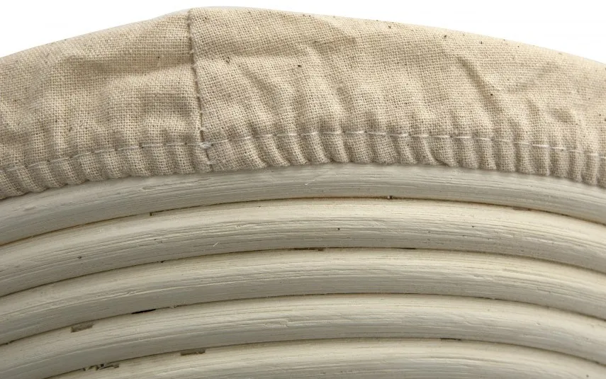 MPLCo Ratanowy koszyk do garowania chleba 25 cm okrągły LEN Hot