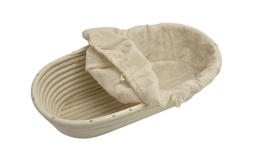 MPLCo Ratanowy koszyk do garowania chleba 32 cm owalny LEN Outlet