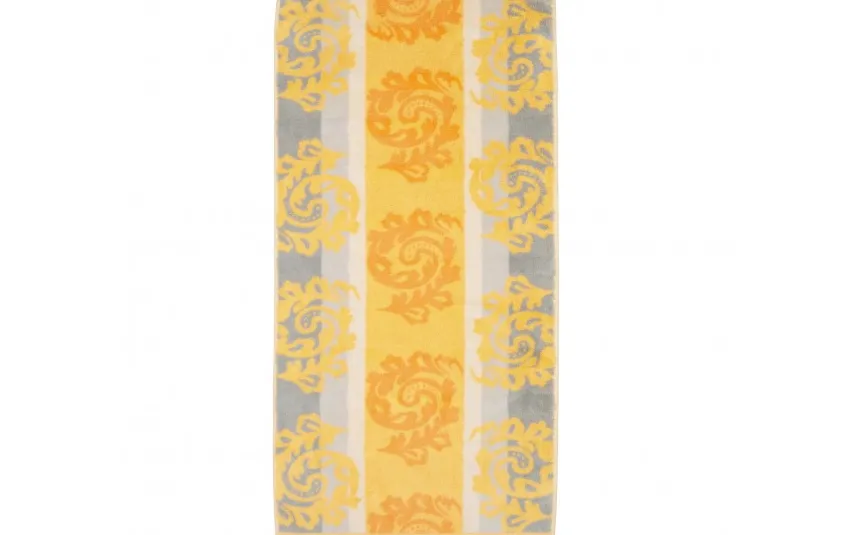 Cawo Frottier Ręcznik bawełniany 50x100 cm Cashmere Jacquard Pomarańcz Hot